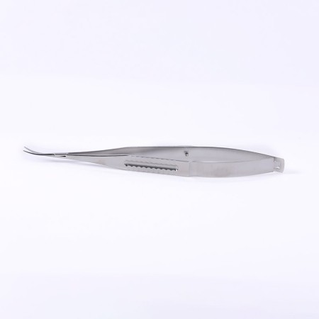 Corneal Scissors HJ4007S | Curved Blunt Tips Stainless Steel Ophthalmic Scissors