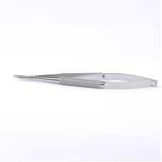 Microsurgical Ophthalmic Needle Holder HJ5001S – Curved | Stainless Steel Eye Surgery Instrument