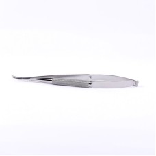 Microsurgical Ophthalmic Needle Holder 5003S – American Style | Curved Stainless Steel