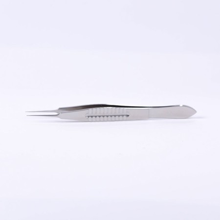 Micro Ligating Forceps HJ3001S - Straight Platform 1x2 Flat Teeth Ophthalmic Surgical Instrument | Stainless Steel