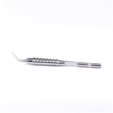 Capsulorhexis Forceps HJ3227S | Angled Stainless Steel Ophthalmic Forceps