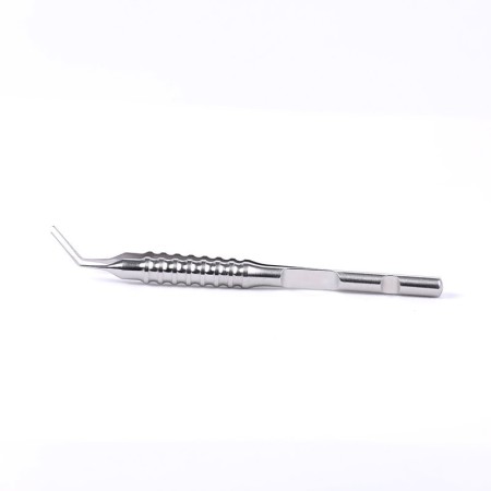Capsulorhexis Forceps HJ3227S | Angled Stainless Steel Ophthalmic Forceps Capsulorhexis Forceps HJ3227S | Angled Stainless Steel Ophthalmic Forceps