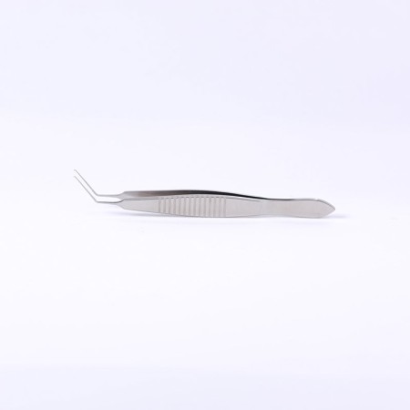 Capsulorhexis Forceps HJ3229S | Curved Stainless Steel Ophthalmic Forceps