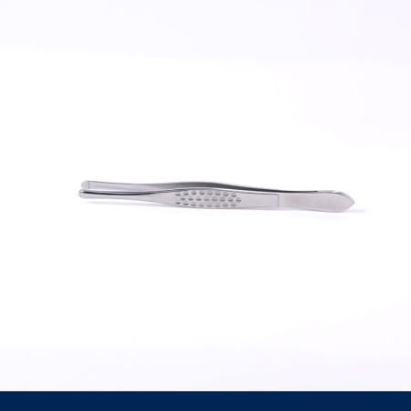 Eyelash Forceps HJ3727S | Round Tip Stainless Steel Ophthalmic Forceps